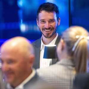 Gute Laune: „Goldenes Band“-Preisträger Felix Neureuther (Foto: Martin Hangen für VDS)