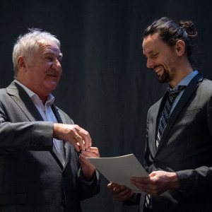 VDS-Ehrenpräsident Erich Laaser und Neven Subotic (Foto: Edith Geuppert)